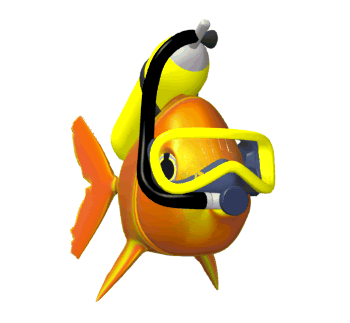 Animated Scuba Fish
