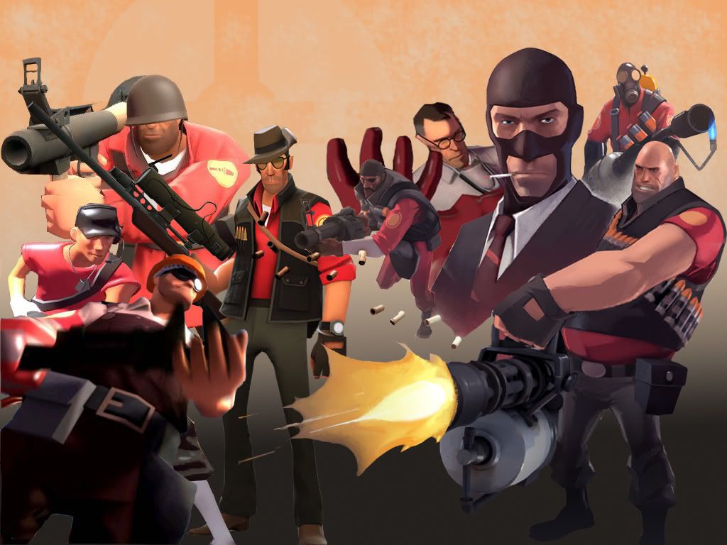 Team fortress 2 red team wallpaper Image
