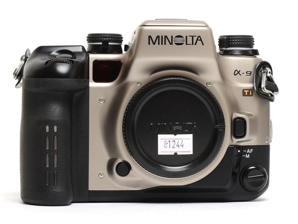 97新 美能达 minolta maxxum a-9 ti 钛限量版相机 alpha-9 a9*超美品