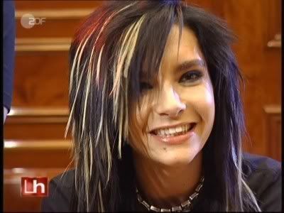 Bill Kaulitz's long hairstyle 