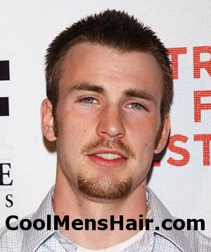 Short hairstyle from Chris Evans. 