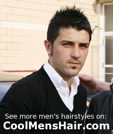David Villa Faux Hawk Hairstyle For Men