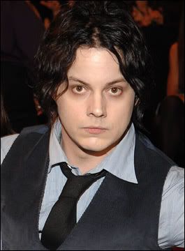 Jack White medium layered hairstyle 