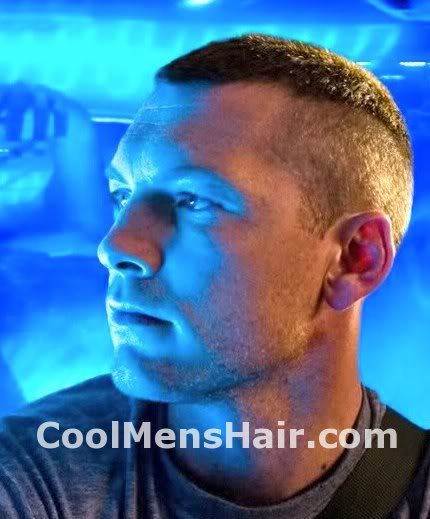 Sam Worthington Crew cut hairstyle