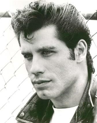 John Travolta's Pompadour Hair.
