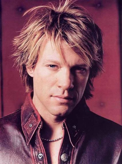 Jon Bon Jovi Rock Hairstyles. Men Haircuts Styles Jon - Bon Jovi Rock Star