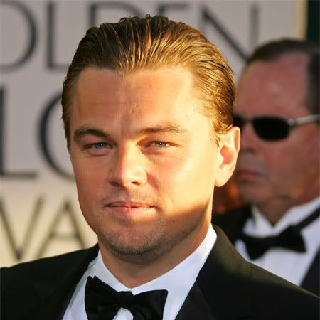leonardo dicaprio. Leonardo DiCaprio slicked back