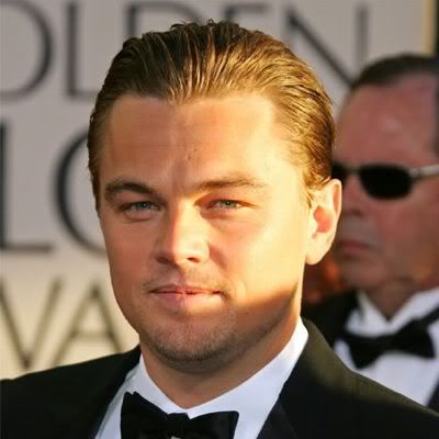 leonardo dicaprio younger years. Leonardo DiCaprio slicked back
