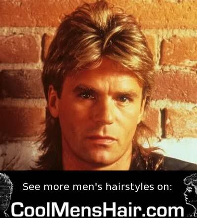 Photo of Mens Hairstyles: MacGyver Mullet Hairstyle 