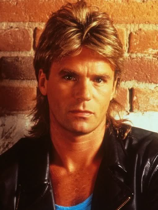 There is actually too much fuss on the MacGyver mullet hairstyle, 