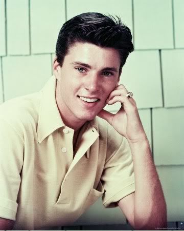 pompadour hairstyle. Ricky Nelson#39;s Pompadour hair.