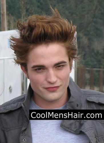Great mens hairstyle from Robert Pattinson. 