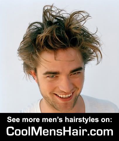 Pattinson messy haircut