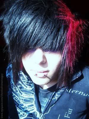 emo boys hairstyle. Scene Style For Emo Boys In