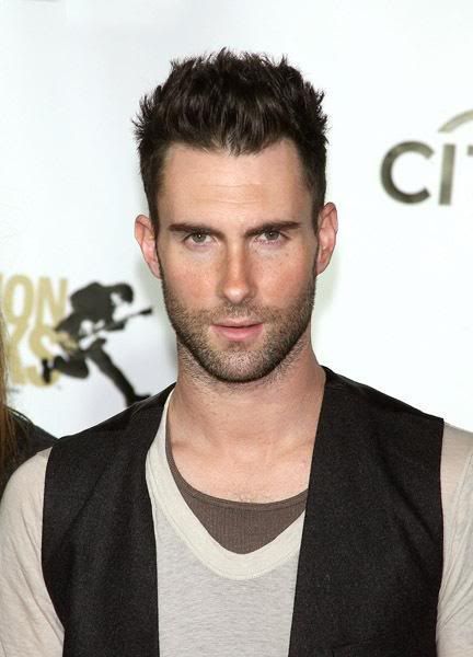 Adam Levine Short Spiky Hairstyle