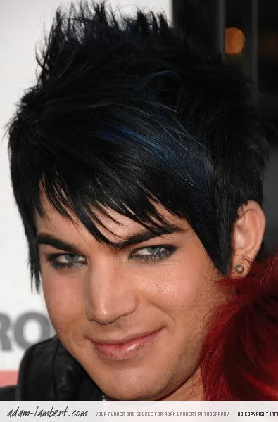 hairstyles for black men with short. Adam Lambert lack short emo