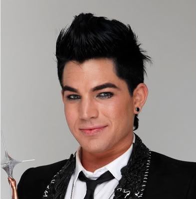 Adam Lambert's pompadour style