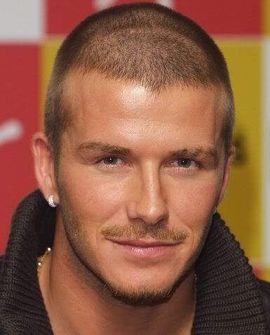 David Beckham  Hair on David Beckham Buzz Haircut