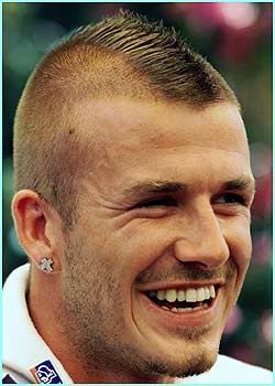 Beckham Hairstyle Mohawk on Popular By Far Was The Mohawk He Wore During The 2002 Fifa World Cup