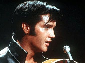 Elvis Presley's sideburns. 