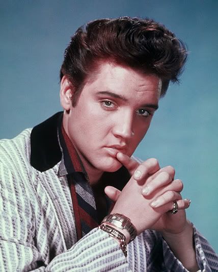Elvis Presley rock star hairstyle
