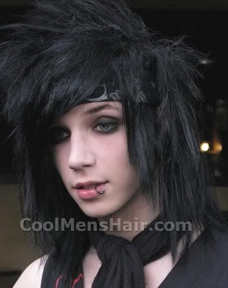 Andy Six Long Emo Hairstyles   Cool Men s Hairstyles Pictures