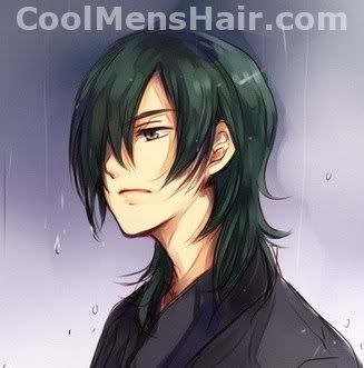 Guys Hair Styles on Anime Guys With Cool Black Hair   Cool Men S Hair