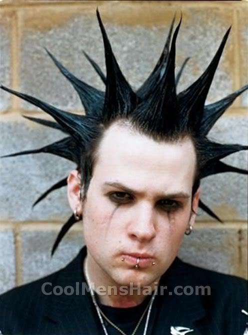 spikes hair style and fall