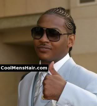 Hair Styling Game on Carmelo Anthony Cornrow Braid Style Carmelo Anthony Cornrows