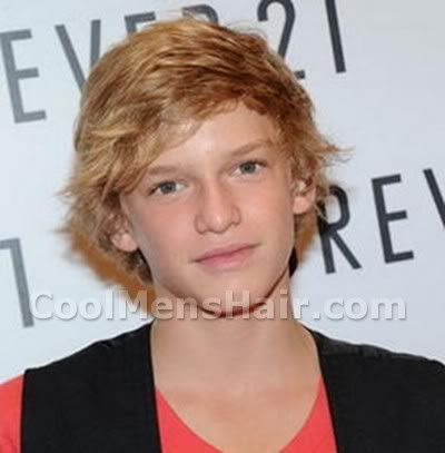 Medium Blonde Hairstyles For Men. Cody Simpson hairstyle.