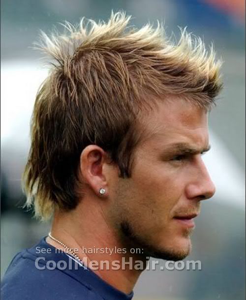 fohawk hairstyle. Beckham fohawk hairstyle.