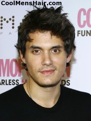 Picture of John Mayer hairstyle. 