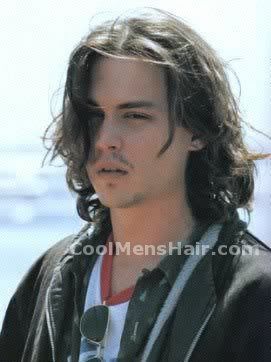  Long Hair  on Johnny Depp Long Hair Style   Cool Men S Hair
