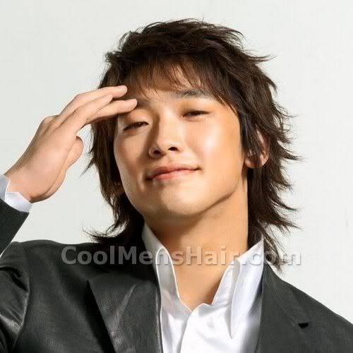 Picture of Jung Ji-Hoon hairstyle. 