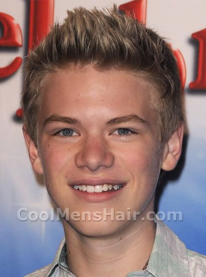 Image of Kenton Duty spiky hairstyle for boys.