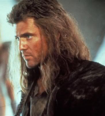 Mel Gibson long hair in Mad