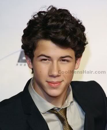 Curly Hair on Nick Jonas Curly Hair