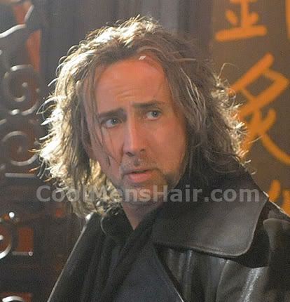 Photo of Nicolas Cage hairstyle in The Sorcerer's Apprentice.