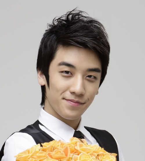 Picture of Seungri hairstyle. 