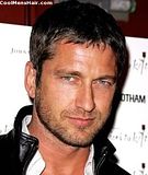 Gerard Butler caesar cut for men with large foreheads. 