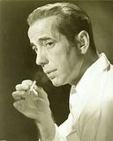 Photo of Humphrey Bogart hairstyle.