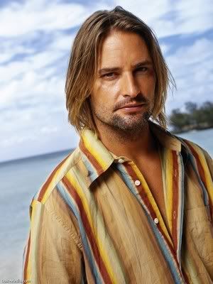 Few can match the ruffled look sported by the TV hunk Josh Holloway and his 