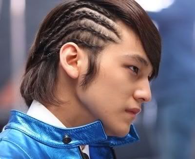 cornrows hairstyles. Kim Bum cornrows hairstyle