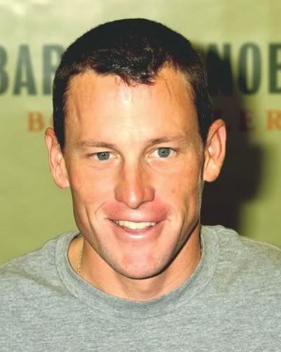 Lance Armstrong short hair style