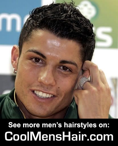 Cristiano Ronaldo hairstyle. The hard core red devils fans call him the "old 