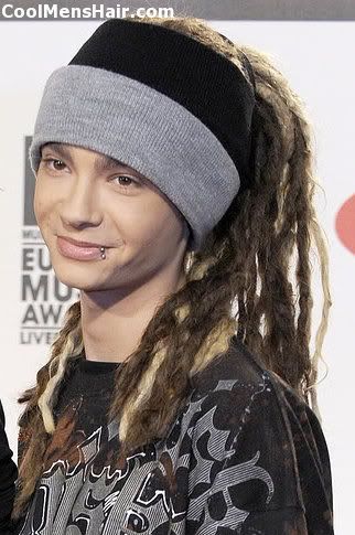hairstyles for dreads. Tom Kaulitz dreads hairstyle
