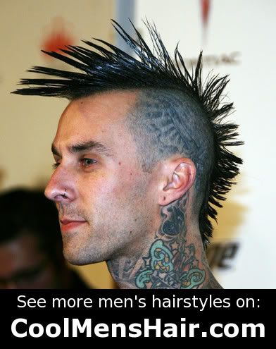 mohawk hairstyle pictures. Fanned Mohawk haircut