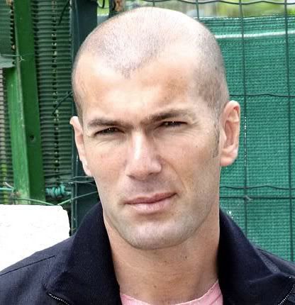 andy roddick bald. Zinedine Zidane ald hairstyle