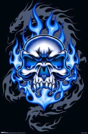 BLUE SKULL Pictures, Images and Photos