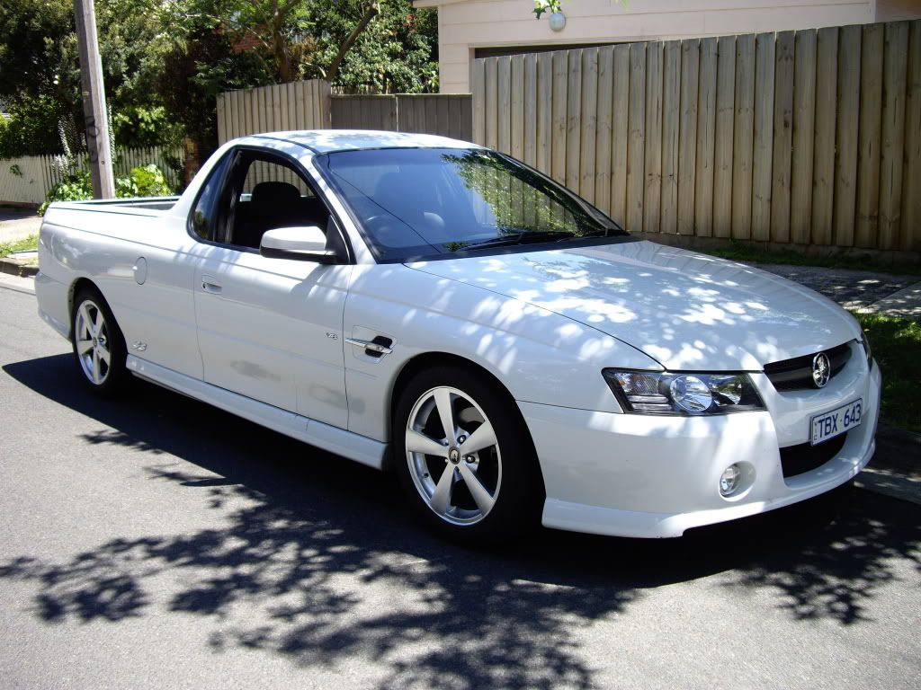 white ss ute